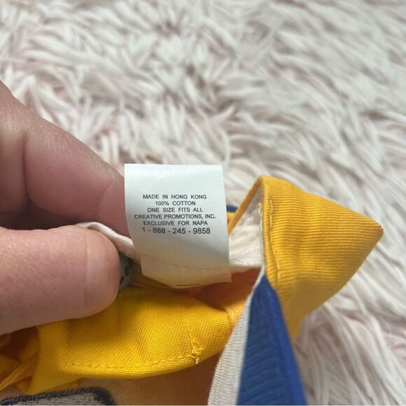 Napa Auto Parts Yellow Blue 75th Anniversary 1925-2000 Adjustable Hat - Picture 5 of 7